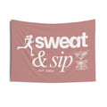 Sweat & Sip Wall Tapestry