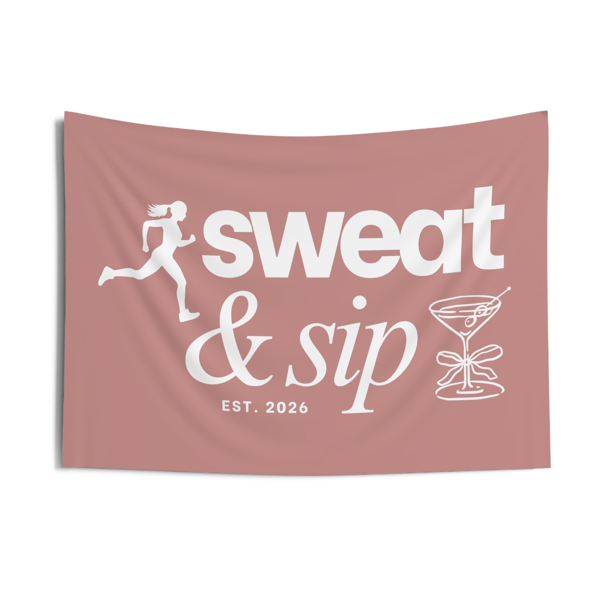 Sweat & Sip Wall Tapestry